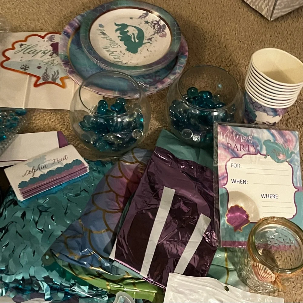 Mermaid birthday party in a box!